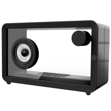 M8 Läpinäkyvä Bluetooth-kaiutin RGB-valolla HiFi-ääni Bass Subwoofer
