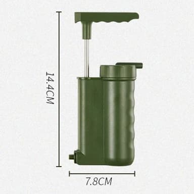 Camping Vaellus Survival Water Filter hätävedenpuhdistin