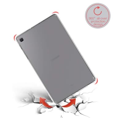 Himmeä TPU-tablettikotelo Samsung Galaxy Tab S6 Lite - Läpinäkyvä