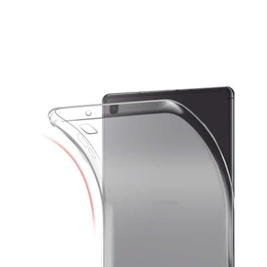 Himmeä TPU-tablettikotelo Samsung Galaxy Tab S6 Lite - Läpinäkyvä