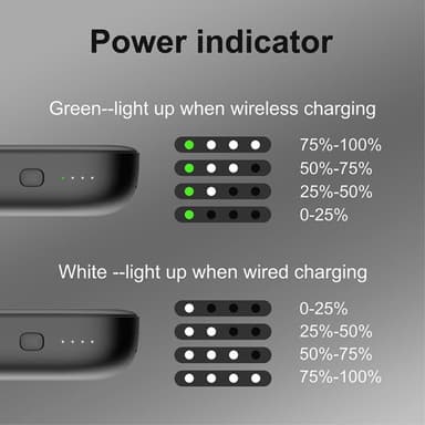 15W langaton laturi 10000mAh Power Bank PD 20W QC 22.5W kannettava