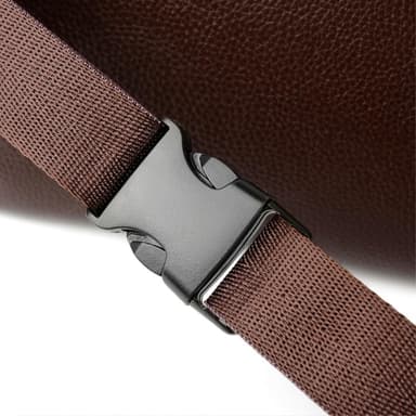 Crossbody Rintapussi Vyötäröpussi Kuulokereikällä - Ruskea