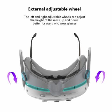 Meta Quest 3 FIIT VR X3 Air Circulation Fan Face Pehmuste