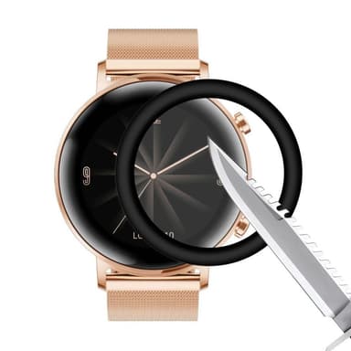 Huawei Watch GT2 42mm HAT PRINCE 3D PC Edge + PMMA karkaistu lasi