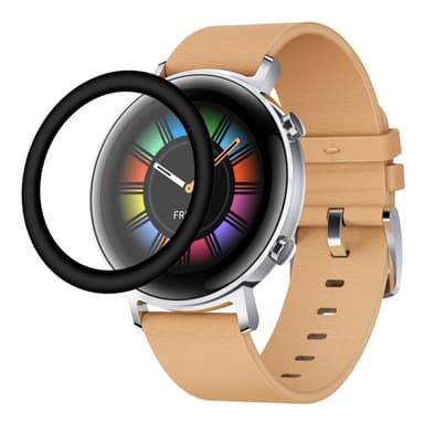 Huawei Watch GT2 42mm HAT PRINCE 3D PC Edge + PMMA karkaistu lasi