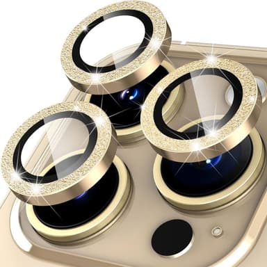 iPhone 15 Pro / 15 Pro Max Ring Circle Lens -elokuvasetti Glitter
