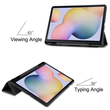 Kolminkertainen teline älykotelo Samsung Galaxy Tab S7: lle