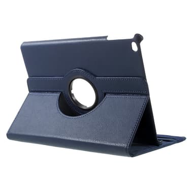 360 asteen pyörivä kotelo iPad 9.7 (2018)/9.7 (2017) /Air 2/Air - tummansininen