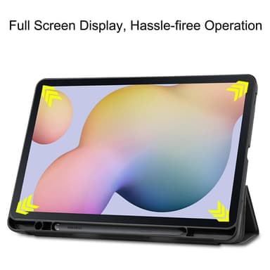 Kolminkertainen teline älykotelo Samsung Galaxy Tab S7: lle