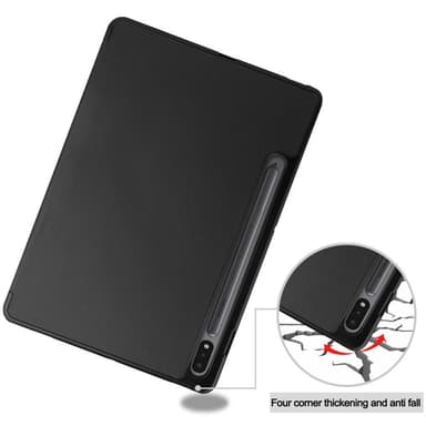 Kolminkertainen teline älykotelo Samsung Galaxy Tab S7: lle