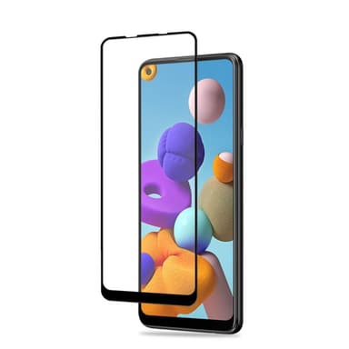 AMORUS Täysikantinen karkaistu lasi Samsung Galaxy A21s