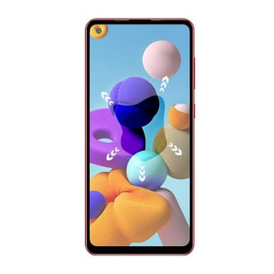 AMORUS Täysikantinen karkaistu lasi Samsung Galaxy A21s