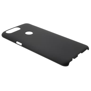 Kumipäällysteinen kova PC-matkapuhelinkotelo OnePlus 5T: lle - musta