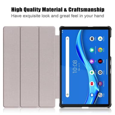 Kolminkertainen telinekotelo Lenovo Tab M10 FHD Plus - musta