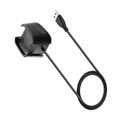 1.0M USB-latauskaapelin telakka Fitbit Versa 2: lle - musta