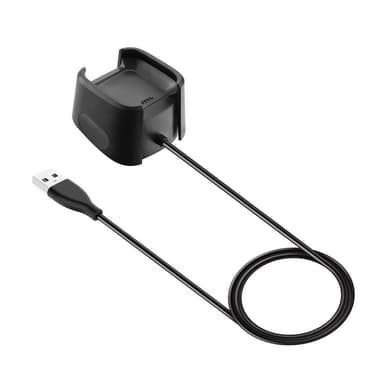 1.0M USB-latauskaapelin telakka Fitbit Versa 2: lle - musta