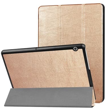 Kolminkertainen kotelo jalustalla Huawei MediaPad T3 10: lle - kulta