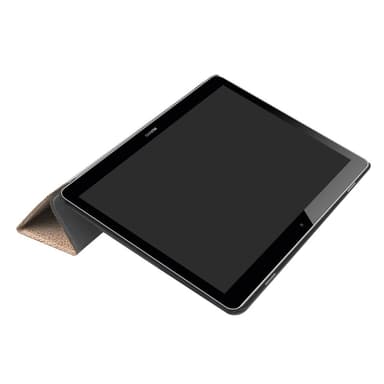 Kolminkertainen kotelo jalustalla Huawei MediaPad T3 10: lle - kulta