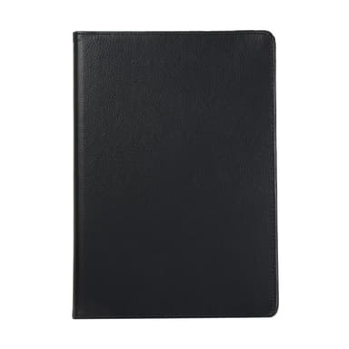 Apple iPad 10.2 2021/2020/2019 Litchi Texture -teline - Musta