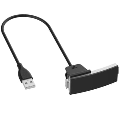 55cm korvaava USB-latauskaapeli Fitbit Alta HR: lle - musta