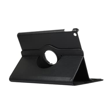 Apple iPad 10.2 2021/2020/2019 Litchi Texture -teline - Musta