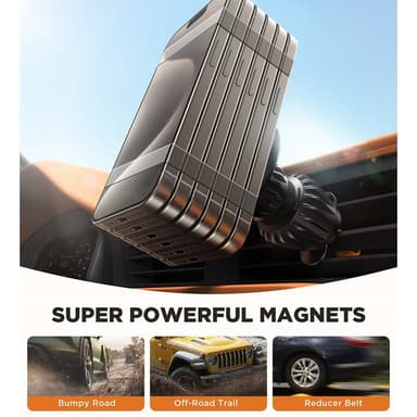 360 astetta pyörivä Venttiili Magneettinen Matkapuhelinteline Auto
