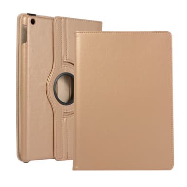 Apple iPad 10.2 2021/2020/2019 Litchi Texture -teline - Kulta