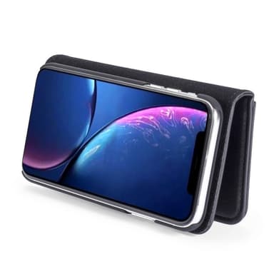 DG.MING iPhone 11 tyylikäs lompakkokotelo - musta