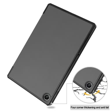 Lenovo Tab M10 Plus (Gen 3) kolminkertainen jalustan kansi - harmaa