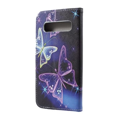 Kuviollinen Lompakkokotelo Samsung Galaxy S10 Plus - Elävät perhoset