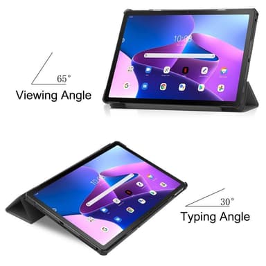 Lenovo Tab M10 Plus (Gen 3) kolminkertainen jalustan kansi - harmaa