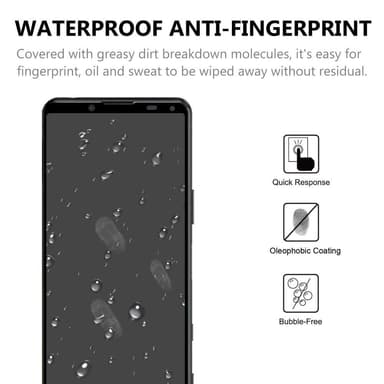Koko näytön täysi liima karkaistu lasi Sony Xperia 5 II