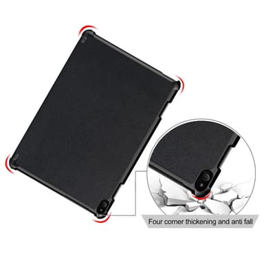 Kolminkertainen jalustan kansi Lenovo Tab P10 - musta