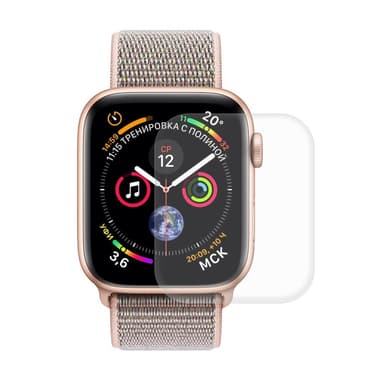 HAT PRINCE PET kaareva näytönsuoja Apple Watch Series 4 40mm