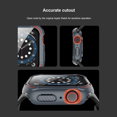 NILLKIN Apple Watch Series 4/5/6/SE 44 mm Täysi peittosuoja