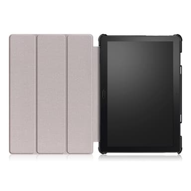 Kolminkertainen jalustan kansi Lenovo Tab P10 - musta