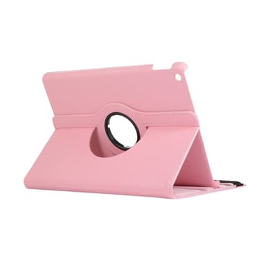 Apple iPad 10.2 2021/2020/2019 Litchi Texture -teline - Vaaleanpunainen