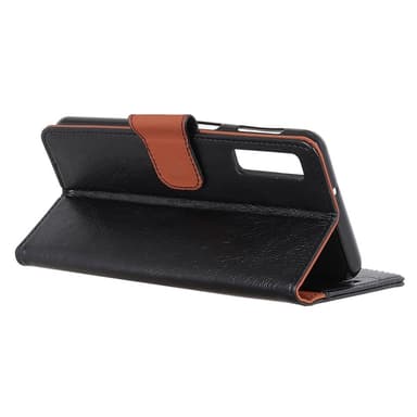Kuvioitu Jaettu Nahkainen Lompakkokotelo Samsung Galaxy A7 (2018)