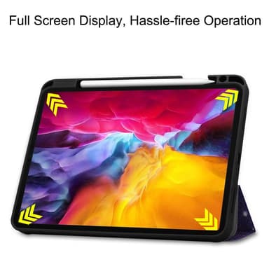 iPad Pro 11 2021 kolminkertainen jalustan tablettikotelon kansi - Avaruus