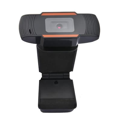 12MP pikseliä HD 360 Webcam USB PC Kannettava tietokone Kamera Musta