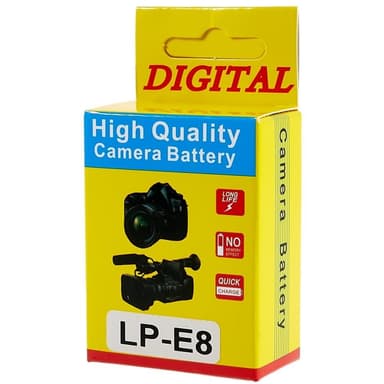 LP-E8 litiumioniakku Canon EOS 550D/600D/650D/700D/60D jne