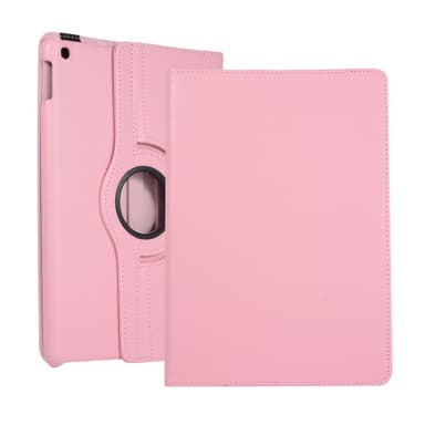 Apple iPad 10.2 2021/2020/2019 Litchi Texture -teline - Vaaleanpunainen