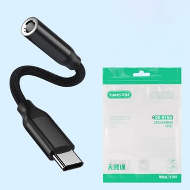 esim. iPhone 15 USB-C uros 3,5 mm naaras AUX-kuulokeadapteri