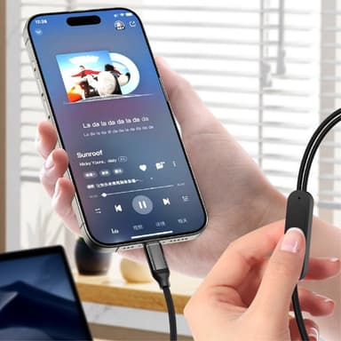 esim. iPhone 15 USB-C uros 3,5 mm naaras AUX-kuulokeadapteri