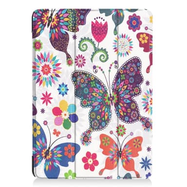 iPad 9.7 (2018)/9.7 (2017) Kolminkertainen telinekotelo - Perhoset