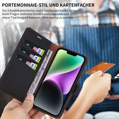 Tyylikäs retrotyylinen suojakuori iPhone 15