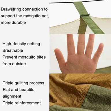 Travel Camping Mosquito Net -riippumatto riippumatto riippumatto