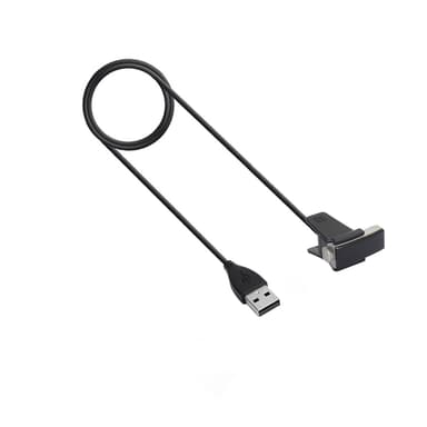 30cm korvaava USB-latauskaapeli Fitbit Alta - musta