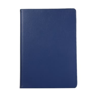 Apple iPad 10.2 2021/2020/2019 Litchi tekstuurikuori - Tummansininen