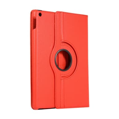 Apple iPad 10.2 2021/2020/2019 Litchi Texture -teline - Punainen